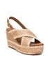 XTI Brown Women's Raffia Wedge Sandals Size 6 - photo 2