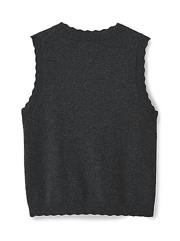 Cartolina Nantucket Lou Knit Tank Top in Noir (view 2)