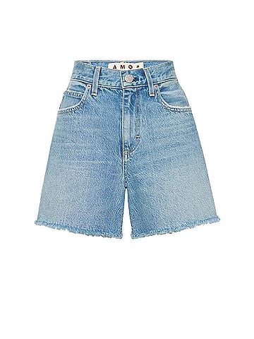 AMO Billie Mid-Rise Denim Short (view 1)