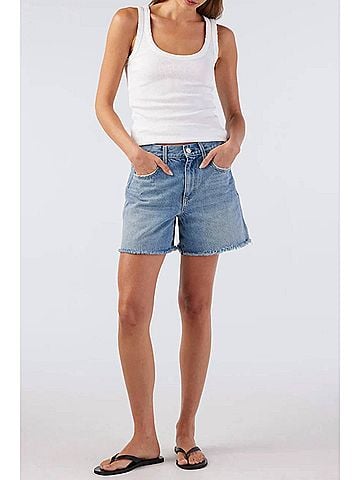AMO Billie Mid-Rise Denim Short (view 2)