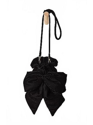 Free People Women's Belle Velvet Bow Bag (view 1)