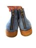 Kork-Ease 100% Calf Leather Blue Boots Size 8 1/2 - photo 2