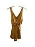BCBGMAXAZRIA 55% Silk 5% Spandex 100% Silk Gold Tank Top Size L - photo 1