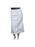 Citizens of Humanity 100% Cotton Solid White Denim Skirt Size 27 waist - photo 2