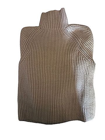 Ann Taylor Ribbed Turtleneck Sweater Sweater Vest (view 2)