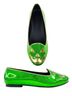 Strange Cvlt Green Flats Size 6 - photo 2