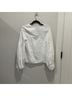 Alexis Solid White Long Sleeve Blouse Size M - photo 4