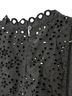Veronica Beard 100% Cotton Floral Black Short Sleeve Top Size 0 - photo 4