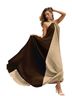 EB Luxe Tan Brown Cocktail Dress Size L - photo 11