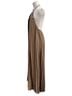 EB Luxe Tan Brown Cocktail Dress Size L - photo 5