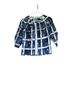 Simply Vera Vera Wang 100% Cotton Plaid Black Purple White Jacket Size S - photo 2
