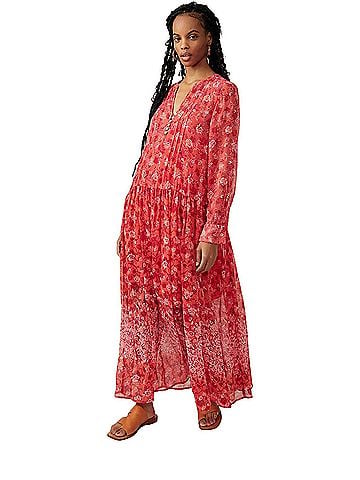 Free People Free People Boho Floral Maxidress  Casual Dress (view 1)