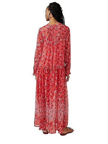 Free People Free People Boho Floral Maxidress  Casual Dress (view 2)