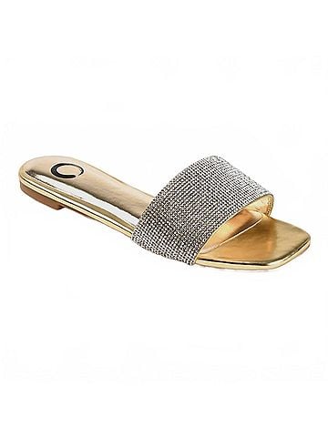 Journee Collection Women's Grayce Vegan Leather Slide Sandals (view 1)