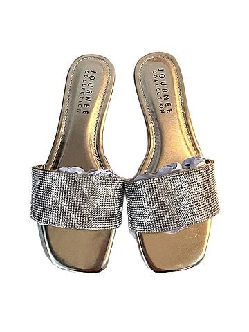 Journee Collection Women's Grayce Vegan Leather Slide Sandals (view 2)