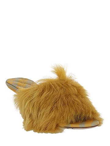 Burberry Women's Jackie Shearling Mules (view 2)