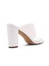 Shu Shop Solid White Women's Gabrielle Clear Strap Block Heel Size 6 1/2 - photo 2