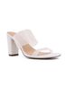 Shu Shop Solid White Women's Gabrielle Clear Strap Block Heel Size 6 1/2 - photo 4