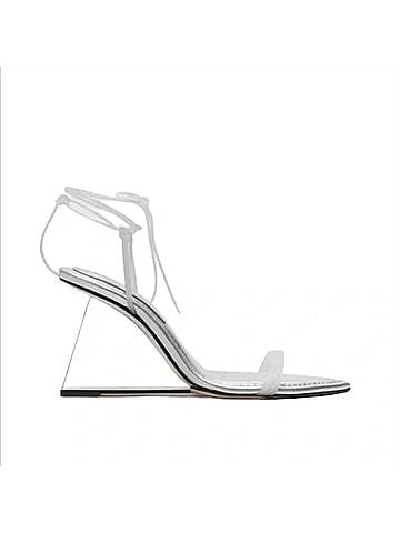Good American Women's Cinder-F*Cking Rella Wedge Sandal Shoes (view 1)
