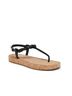 Paige Black Dawn Twisted Strap Sandal Size 9 1/2 - photo 1