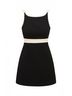 LoveShackFancy Solid Black Catrice Mini Dress Size 0 - photo 1
