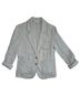 J.Jill 100% Linen Houndstooth Ivory Blazer Size 4X (petite) - photo 1