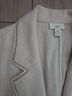 J.Jill 100% Linen Houndstooth Ivory Blazer Size 4X (petite) - photo 4