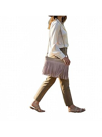Berge Women's Karma Fringed Shoulder Bag (view 2)