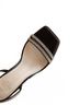 Oasis Society Black Women's Suva Rhinestone And Reptile Print Strappy Heels Size 7 1/2 - photo 4