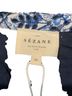 Sézane 53% Polyester 47% Cotton 100% Viscose Floral Blue White Casual Dress Size 10 - photo 2