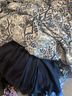 Sézane 53% Polyester 47% Cotton 100% Viscose Floral Blue White Casual Dress Size 10 - photo 8