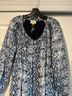 Sézane 53% Polyester 47% Cotton 100% Viscose Floral Blue White Casual Dress Size 10 - photo 9