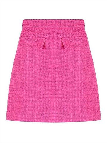 MSGM High-Rise Tweed Skirt (view 1)