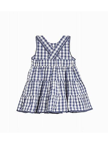 Colored Organics Kids Organic Zoey Seersucker Tiered Dress (view 2)