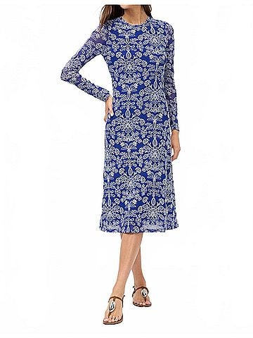 Johnny Was Shelly Midi Mesh Dress in Klaudia (view 2)