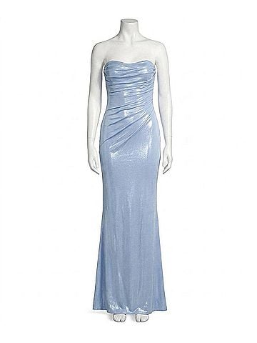 Jovani Kinley Long Formal Prom Dress in Light Blue (view 1)