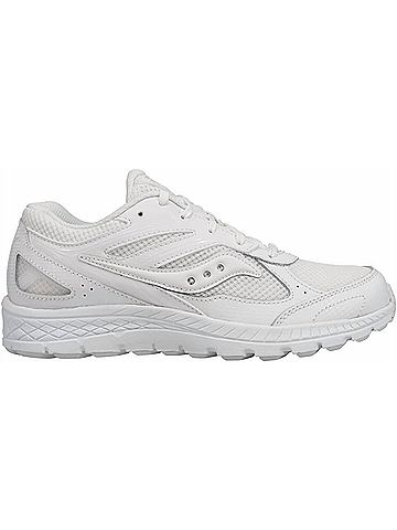 Saucony Kid's Cohesion 14 Ltt Running Shoe in White (view 1)
