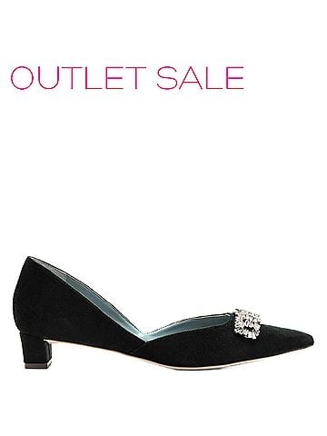Frances Valentine Women's Paula Velvet Mini Block Heel (view 1)