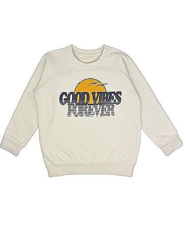 Tiny Whales Kids Good Vibes Forever Sweatshirt (view 1)