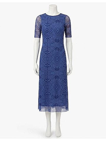 Johnny Was Astrid Mesh Midi Dress in Katina (view 1)