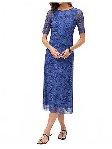 Johnny Was Astrid Mesh Midi Dress in Katina (view 2)