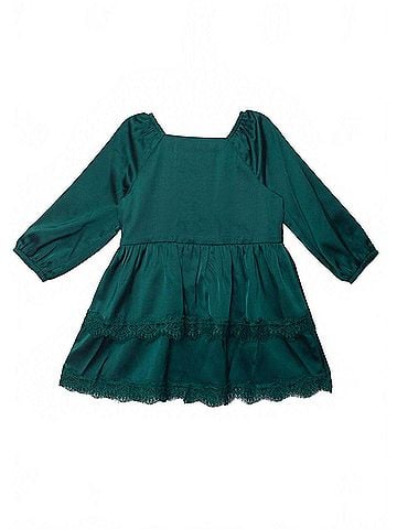 Isobella & Chloe Girl's Long Sleeve Ruffle Dress (view 1)