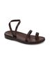 Jerusalem Sandals Brown Ella Ankle Strap Flat Sandal Size EU 36 - photo 1