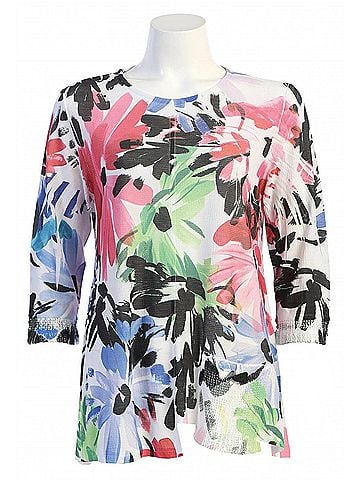 Jess & Jane Friendship Pocket Top in Multi (view 1)