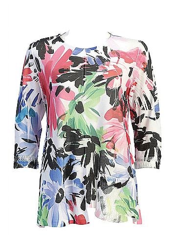 Jess & Jane Friendship Pocket Top in Multi (view 2)