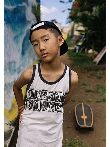 Tiny Whales Boys' Locals Only Tank Top (view 2)