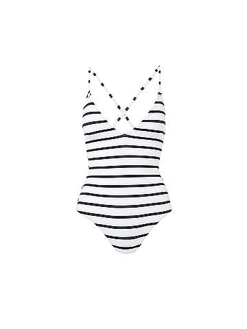 Melissa Odabash Catalina Marine Over The Shoulder Cross Back Swimsuit (view 1)