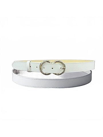 Berge Women's Double Ring Buckle Belt (view 2)