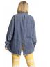 Umgee Blue Button Down Denim Shacket - Plus in Blue Size 2X - photo 3