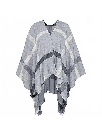 Barbour Blair Windowpane Serape Scarf (view 2)